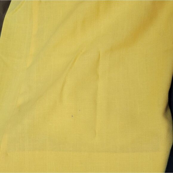 Vintage 1970's Deadstock Bright Yelllow Belted Dress - Picture 8 of 8